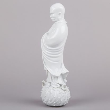 Herend Tamo Bodhidharma Figurine from Blanc de Chine Series, Limited