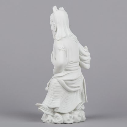 Herend Kuan Ti Figurine from Blanc de Chine Series, Limited