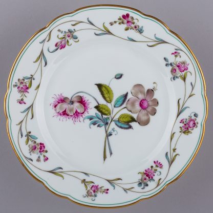 Herend Antique Floral Pattern Plate from 1910 III.