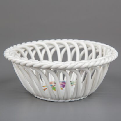 Herend Queen Victoria Small Braided Basket #7373/VBO