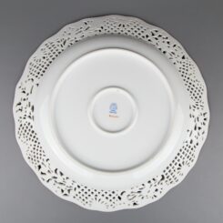 Herend Queen Victoria XLarge Reticulated Wall Plate #8401/VBO