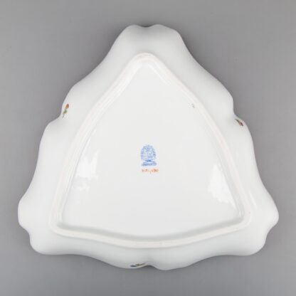 Herend Queen Victoria Rocaille Triangle Dish #1191/VBO II.
